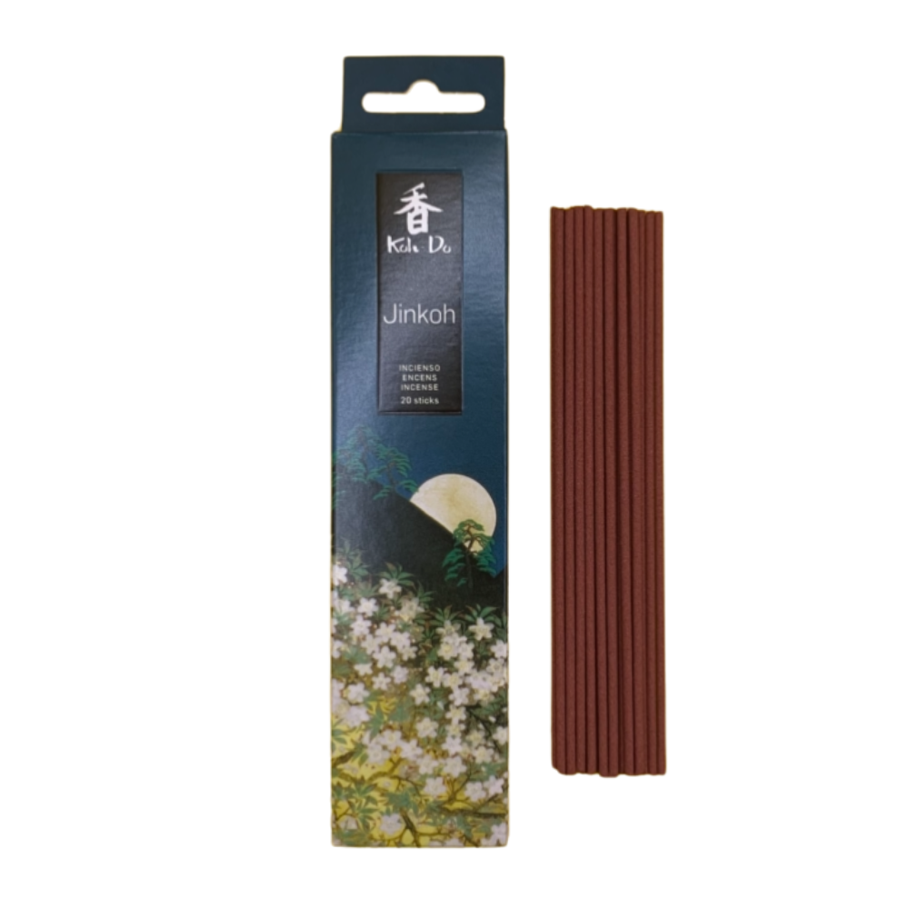 Koh Do Jinkoh - Japanese Incense Sticks (20) - Agarwood Woody - Minimal Smoke