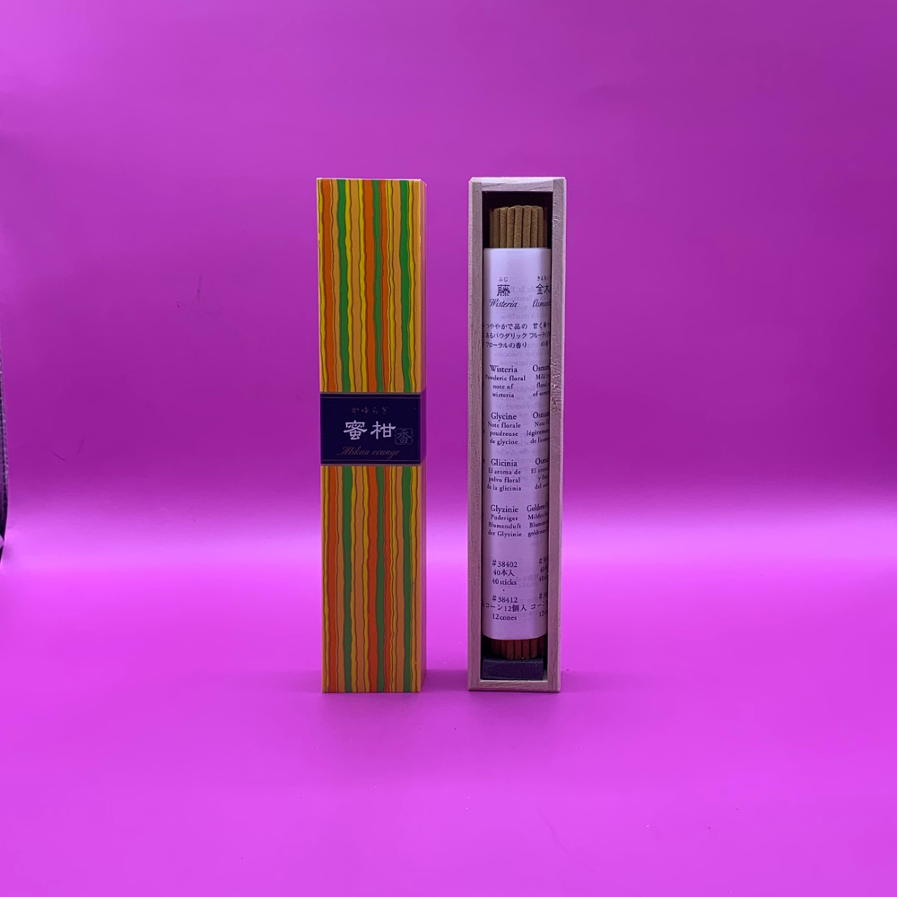 Kayuragi Mikan Orange Incense (40 Sticks)