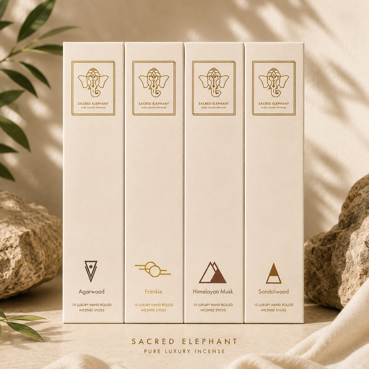 Sacred Elephant Meditation Collection Luxury Incense Gift Set