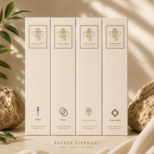Sacred Elephant Romantic Collection Luxury Incense Gift Set