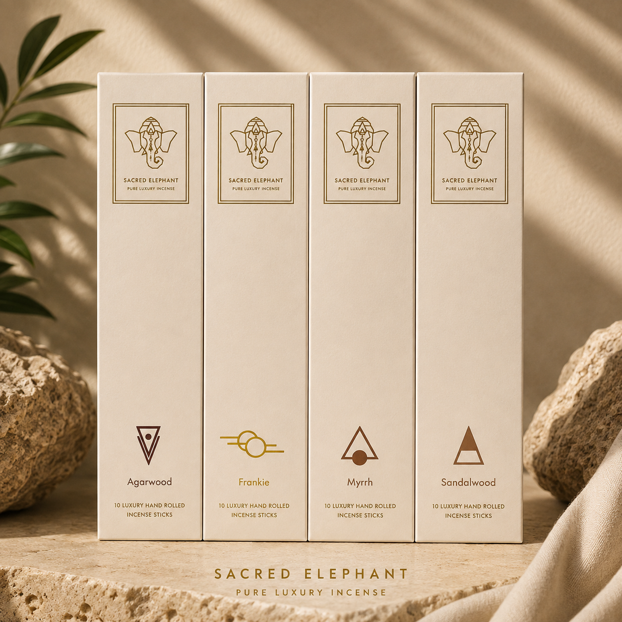 Sacred Elephant Temple Collection Luxury Incense Gift Set
