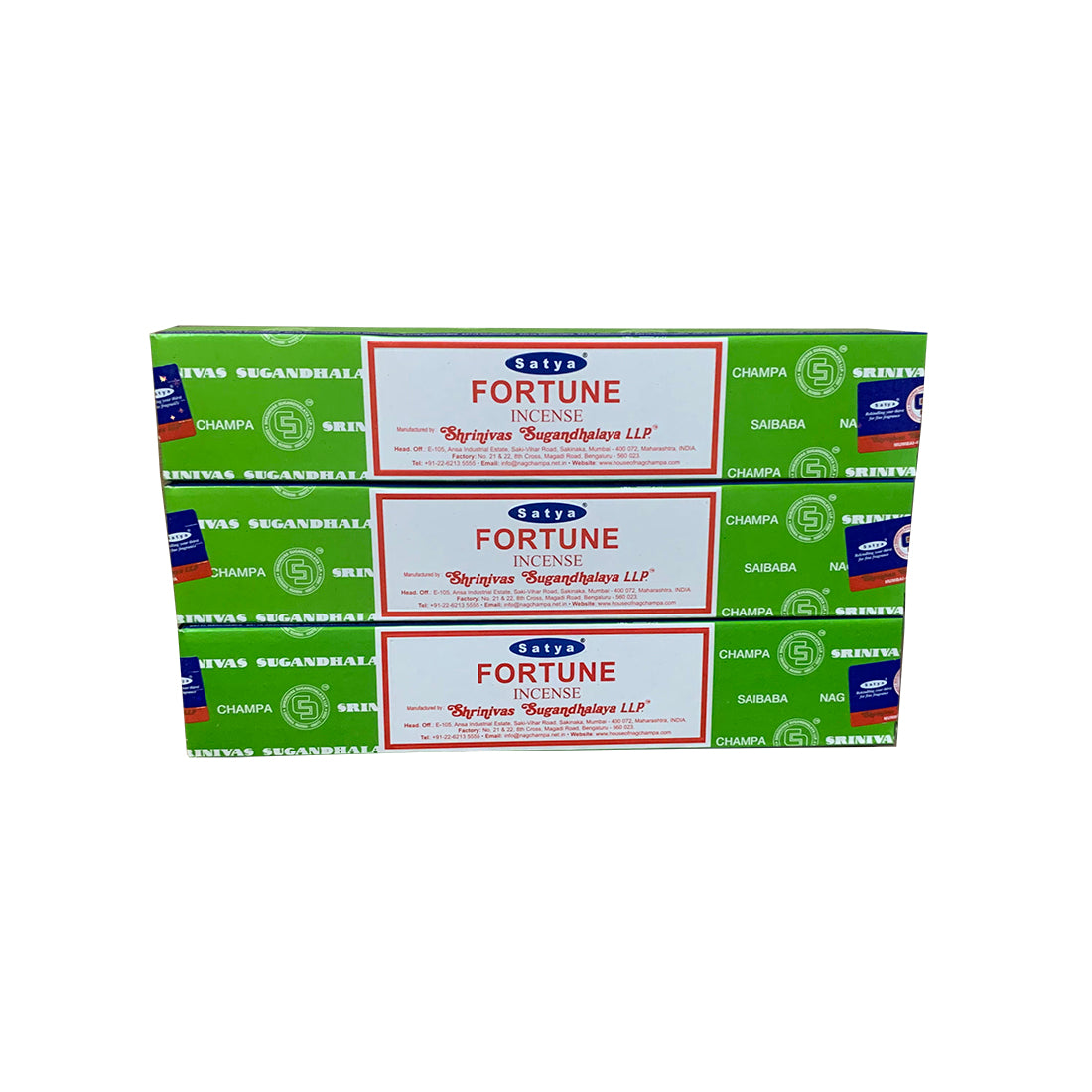 Satya Fortune Incense Sticks – Abundance & Good Fortune