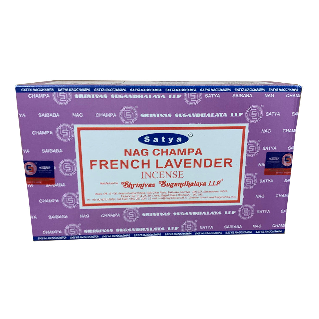 Satya French Lavender Incense Sticks – Stress Relief & Better Sleep