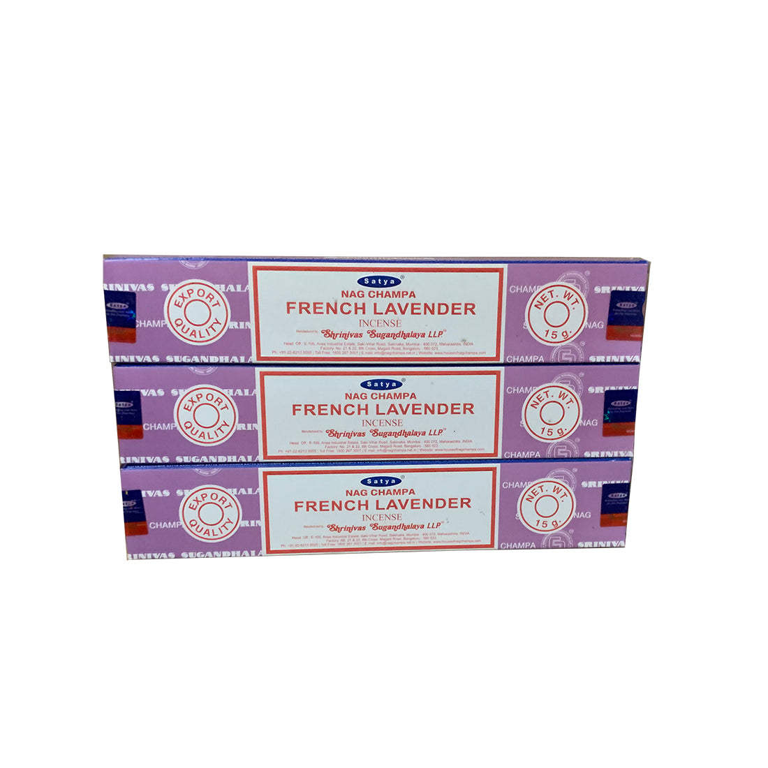 Satya French Lavender Incense Sticks – Stress Relief & Better Sleep