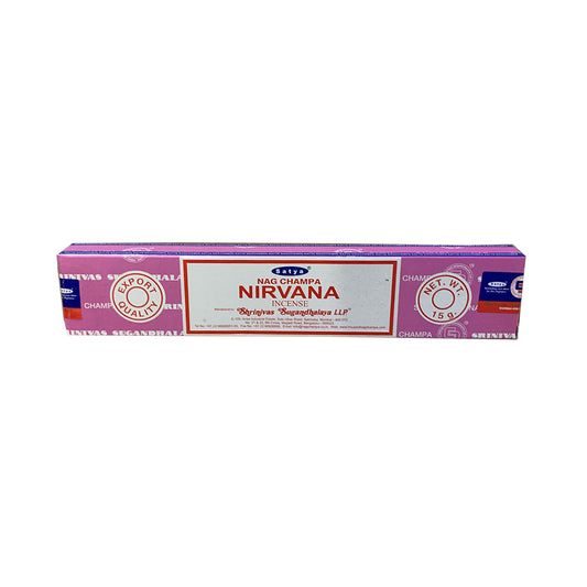 Satya Nirvana Incense Sticks – Stress Relief & Higher Consciousness