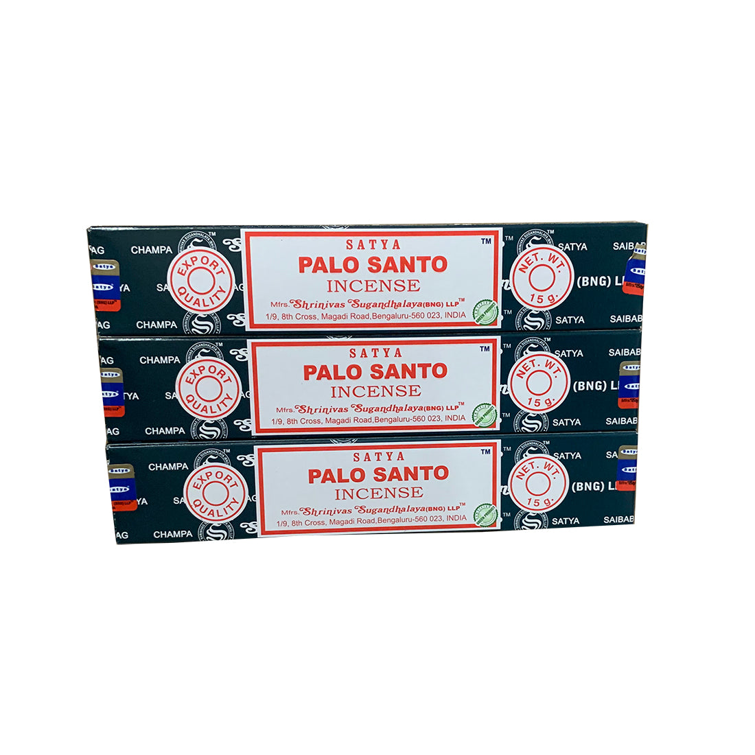 Satya Palo Santo Incense Sticks - Energy Cleansing & Mental Clarity (Pack of 12g)