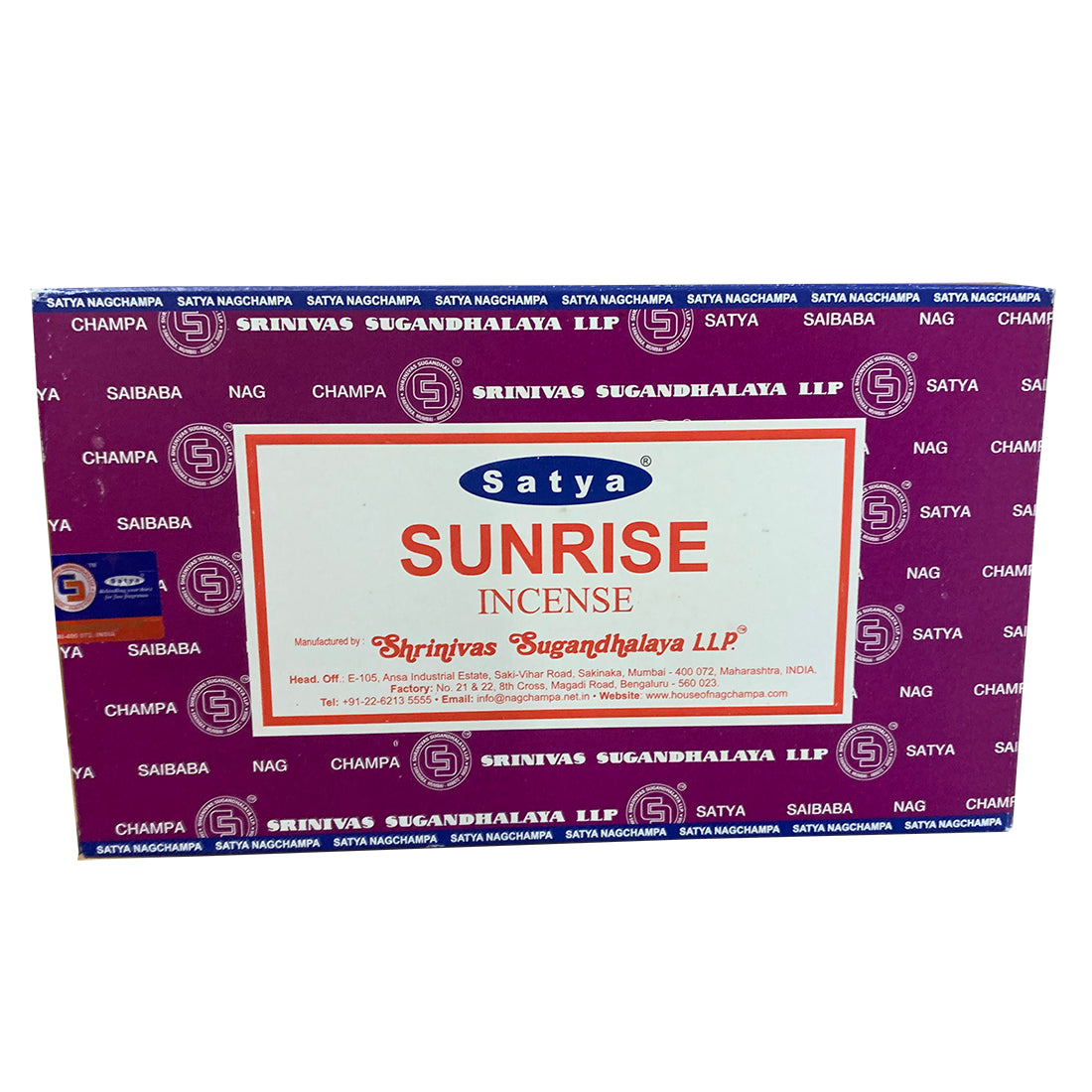 Satya Sunrise Incense Sticks – Bright Citrus & Herbal Blend | Wakefulness & Fresh Starts