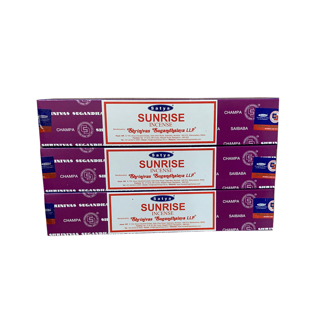 Satya Sunrise Incense Sticks – Bright Citrus & Herbal Blend | Wakefulness & Fresh Starts