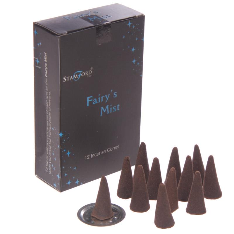 Stamford Black Incense Cones 144 (12 Boxes, 12 Cones) Mixed Sampler Pack (MIXED VARIETY BOX)