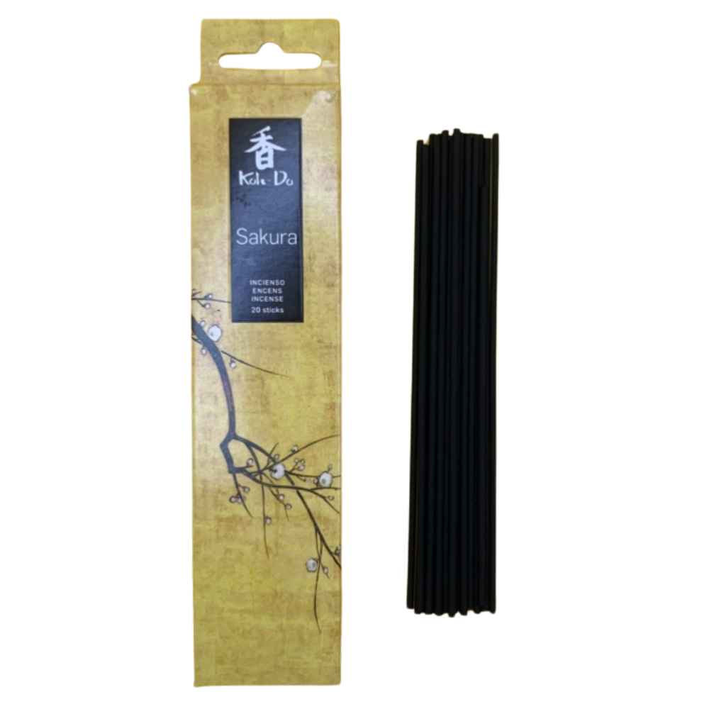 Koh Do Sakura - Japanese Incense Sticks (20) - Cherry Blossom - Minimal Smoke