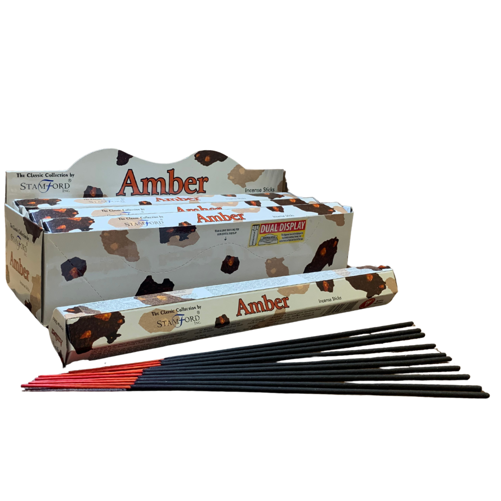 Stamford Amber Incense Sticks Calm, Mood Setting Stamford