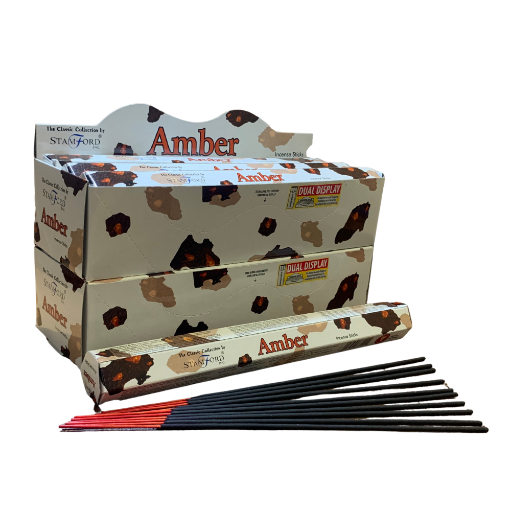 Stamford Amber Incense Sticks Calm, Mood Setting Stamford