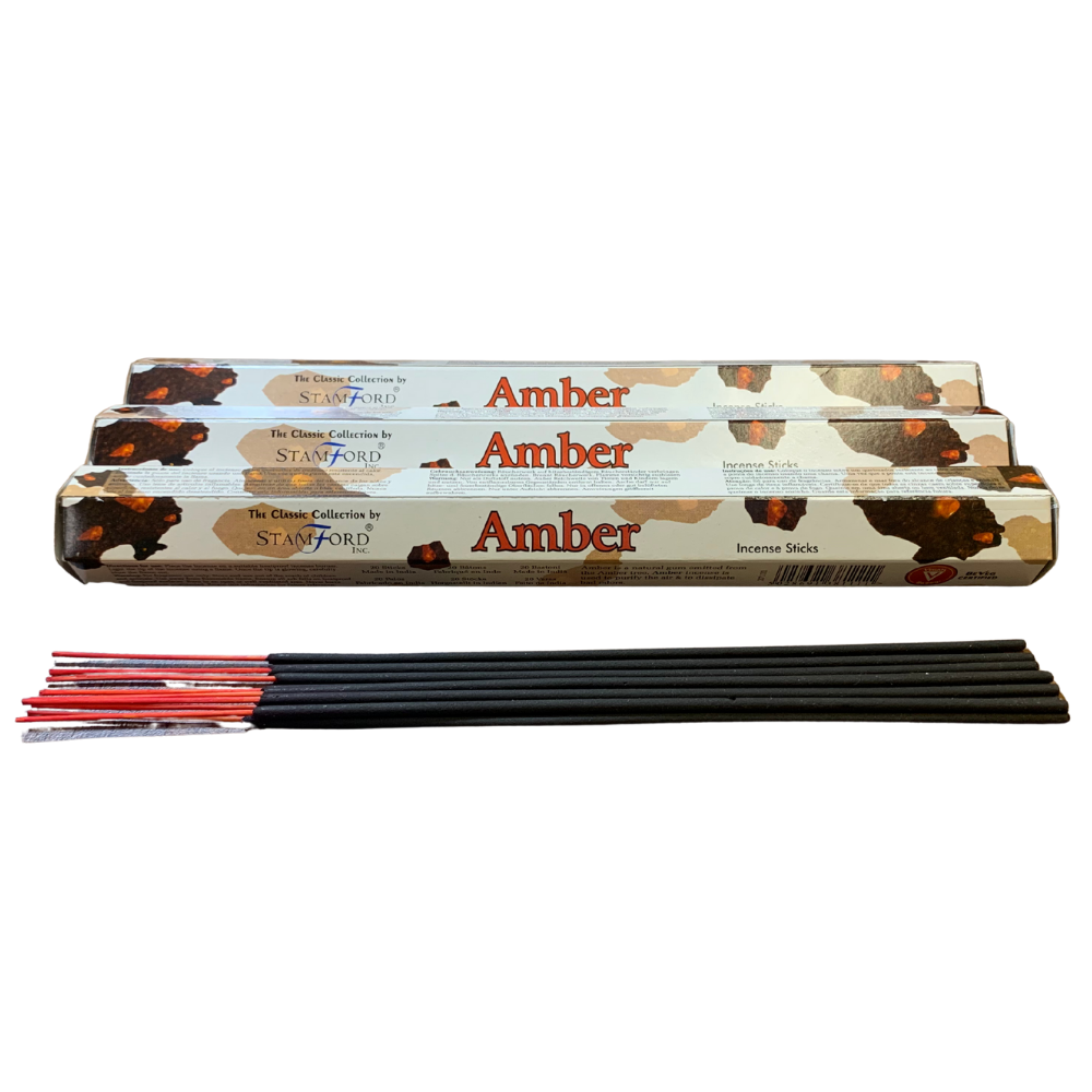 Stamford Amber Incense Sticks Calm, Mood Setting Stamford
