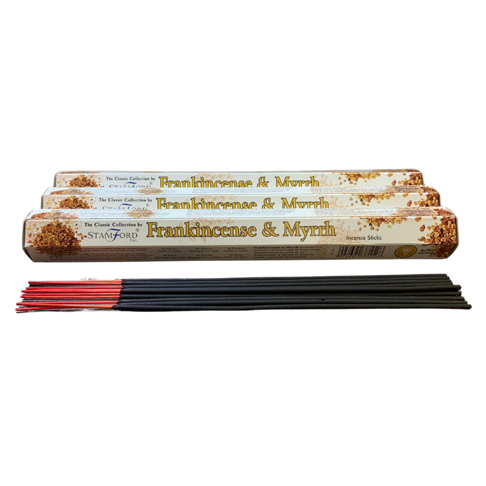 Stamford Frankincense & Myrrh Incense Sticks Spiritual Ritual