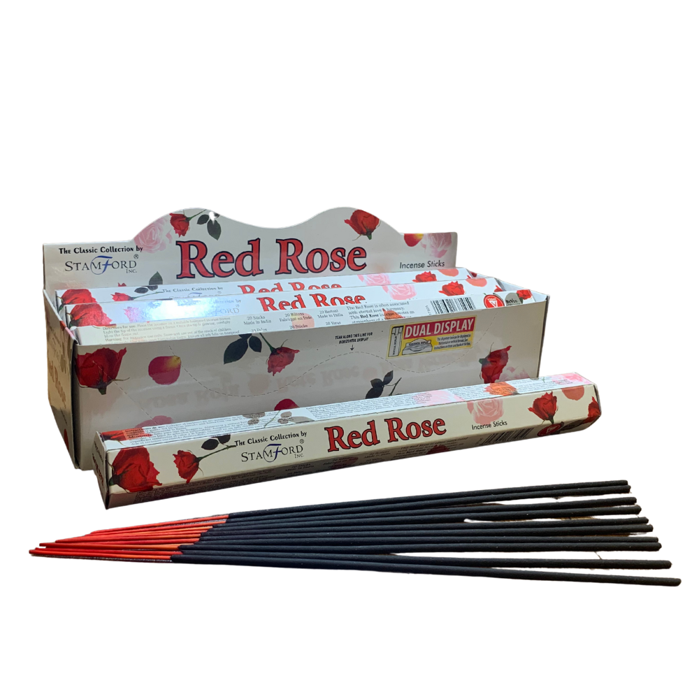 Stamford Red Rose Incense Sticks Romantic, Romance