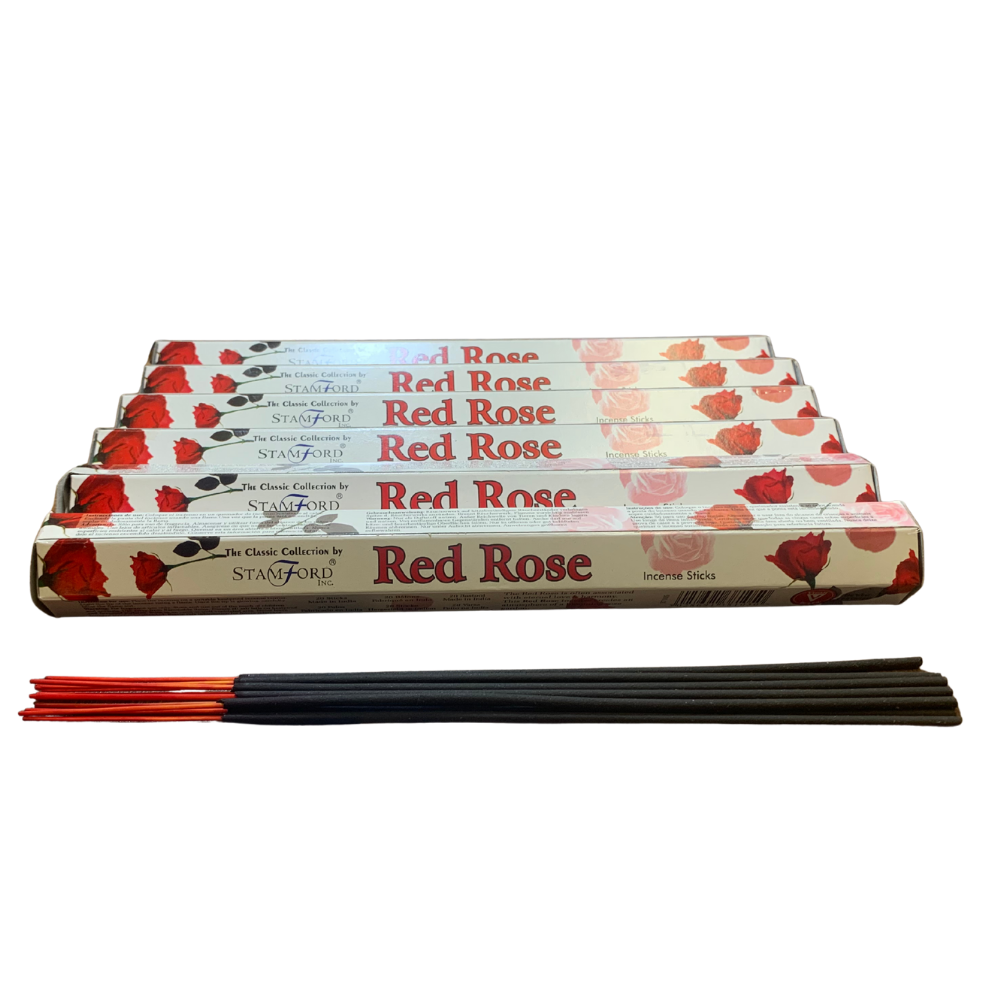 Stamford Red Rose Incense Sticks Romantic, Romance