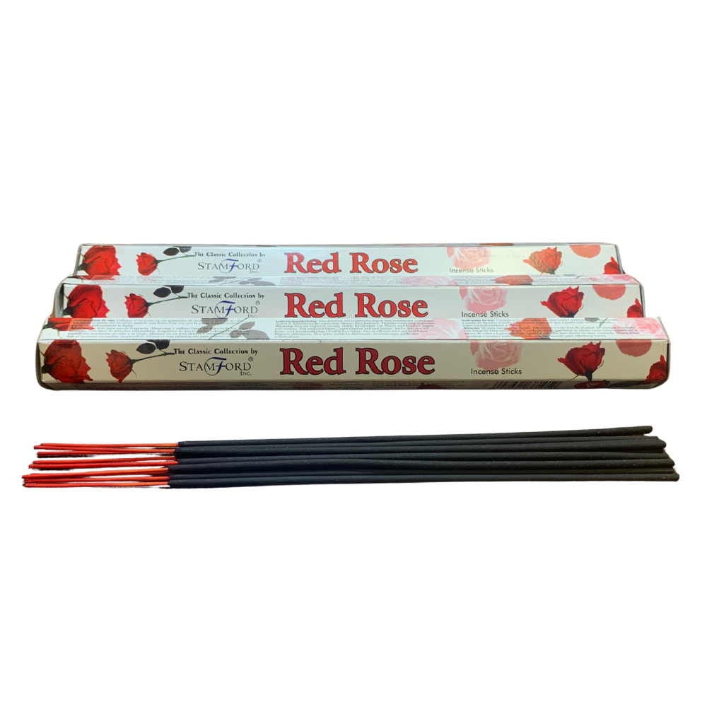 Stamford Red Rose Incense Sticks Romantic, Romance