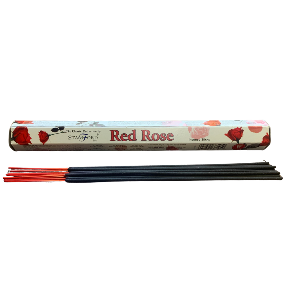 Stamford Red Rose Incense Sticks Romantic, Romance