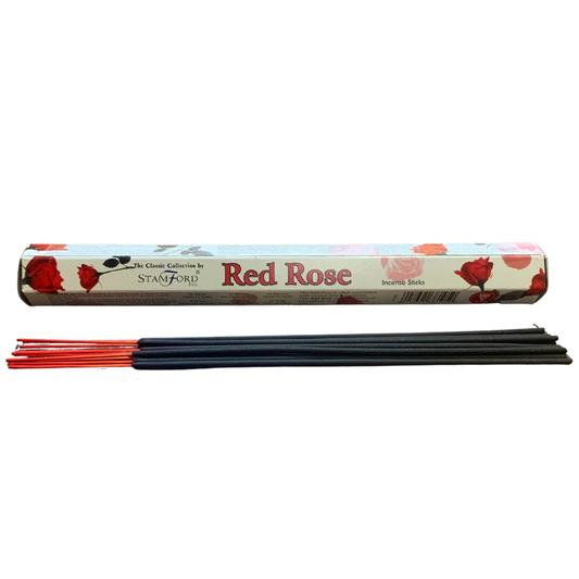 Stamford Red Rose Incense Sticks Romantic, Romance
