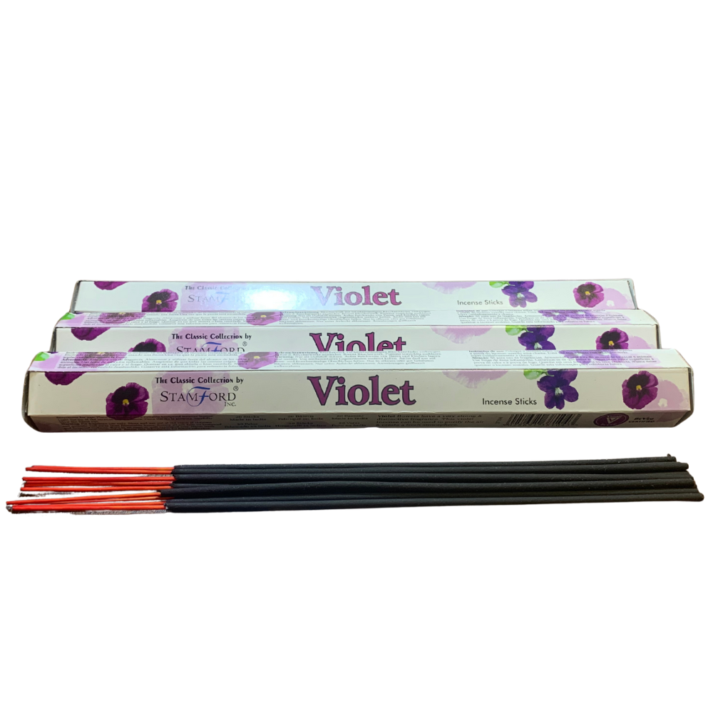 Stamford Violet Incense Sticks Calm, Mood Setting Stamford