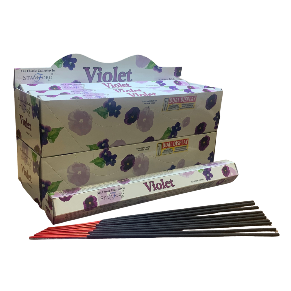 Stamford Violet Incense Sticks Calm, Mood Setting Stamford