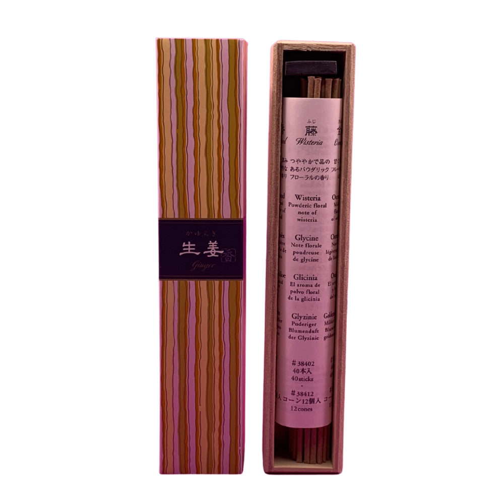Kayuragi Ginger Incense (40 Sticks)