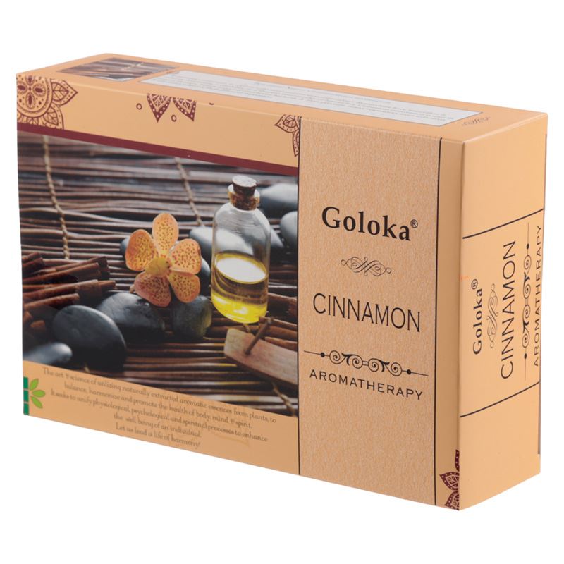 EcoIncense Goloka Cinnamon Incense Sticks INC487 15-Stick Natural Aroma