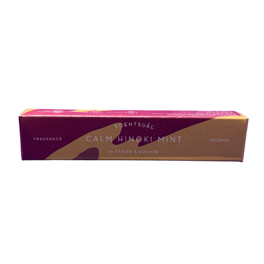 Scentsual Calm Hinoki Mint - Incense Sticks 30 - Minimal Smoke