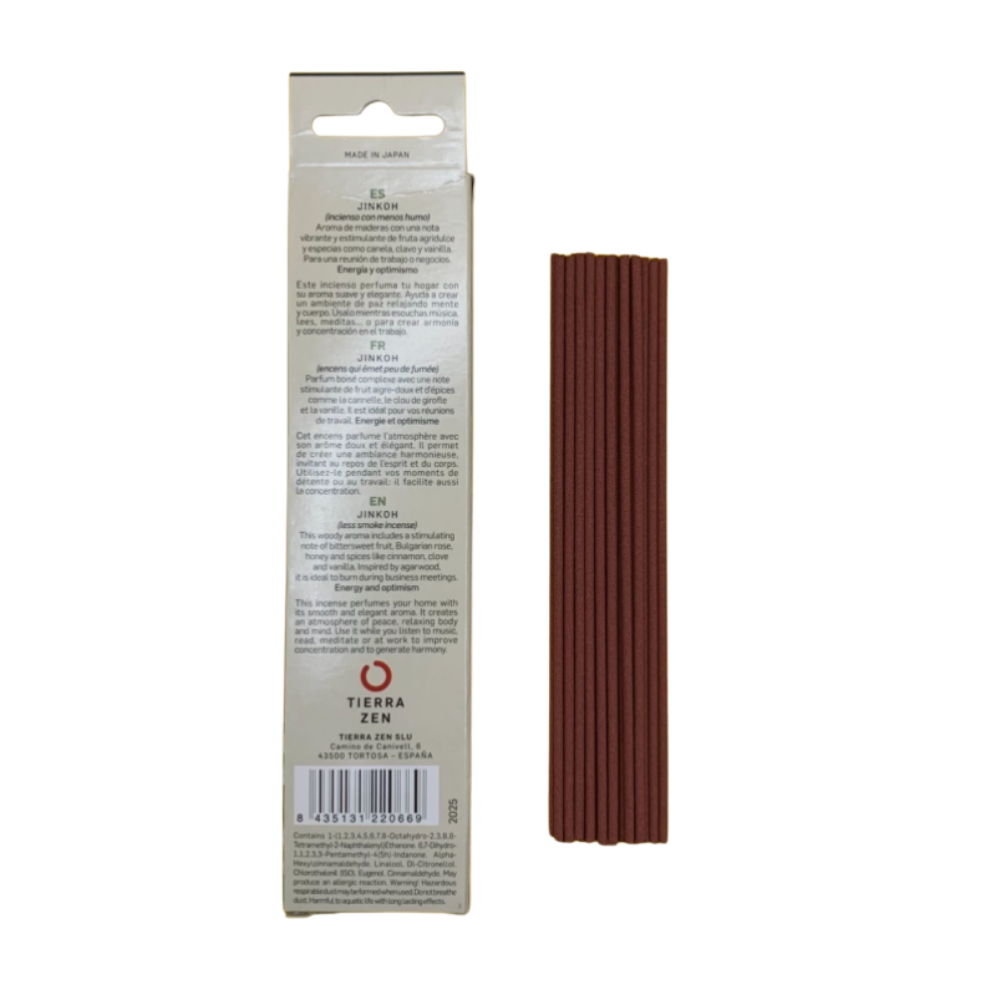 Koh Do Jinkoh - Japanese Incense Sticks (20) - Agarwood Woody - Minimal Smoke