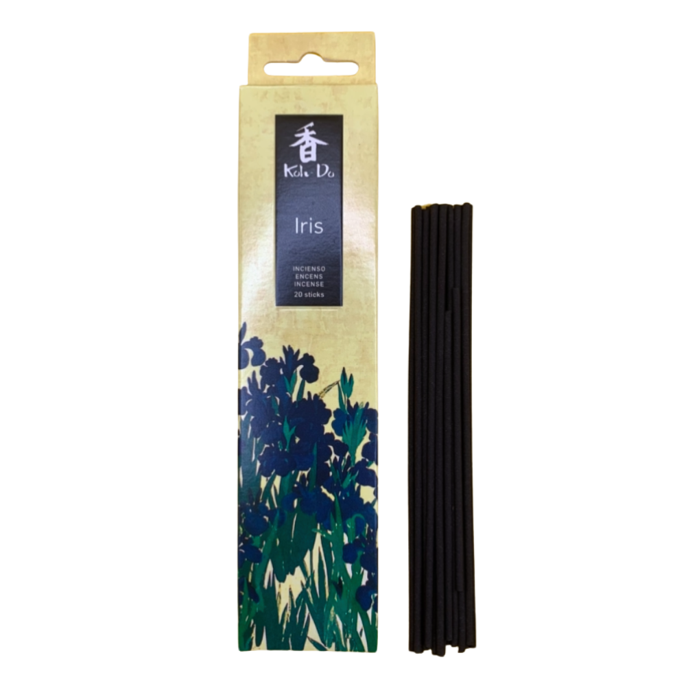 Koh Do Iris - Japanese Incense Sticks (20) - Iris Floral - Minimal Smoke