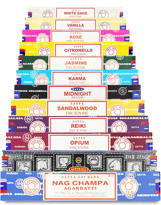 Satya Stamford Shakti Incense Sticks, 12 Packs